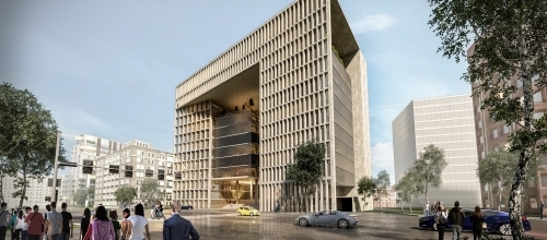 Офисное здание от бюро Sthapotik в Бангладеше