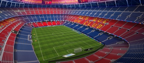 Колумбарий на футбольном стадионе «Камп Ноу» для фанатов испанской «Барсы»