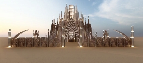Представлен официальный дизайн центрального храма фестиваля Burning Man 2024