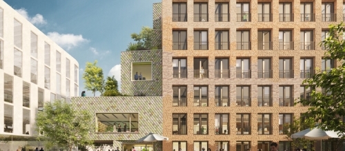 MVRDV представили проект офисного здания, полностью облицованного переработанными материалами