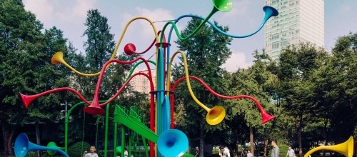 «Звуковой лес» — акустическая инсталляция Yuri Suzuki «Звуковой лес» — акустическая инсталляция Yuri Suzuki