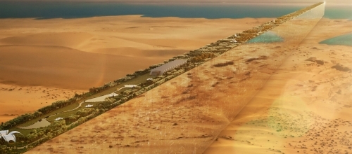 Саудовская Аравия строит зеркальный город будущего