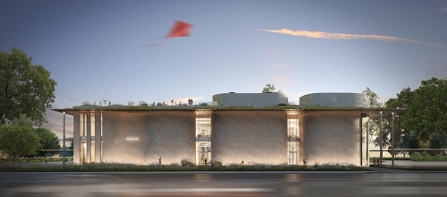 Павильон Марка Шагала на одноимённой набережной в Москве